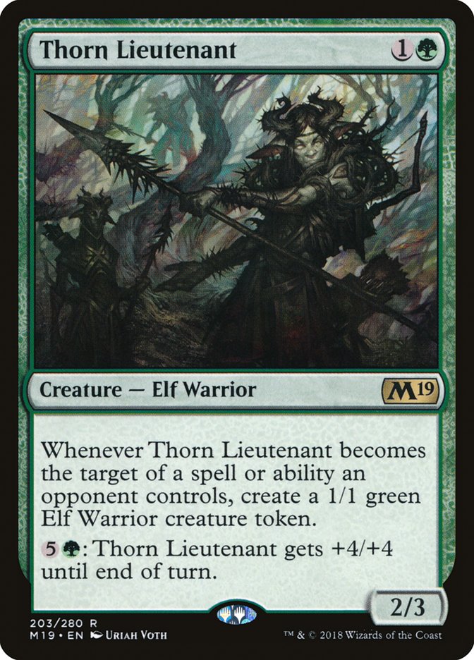 Thorn Lieutenant [Core Set 2019] | Chromatic Games