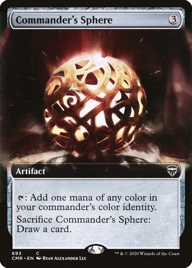 Commander's Sphere (Extended Art) [Commander Legends] | Chromatic Games