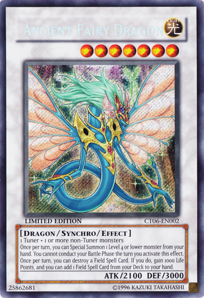 Ancient Fairy Dragon [CT06-EN002] Secret Rare | Chromatic Games