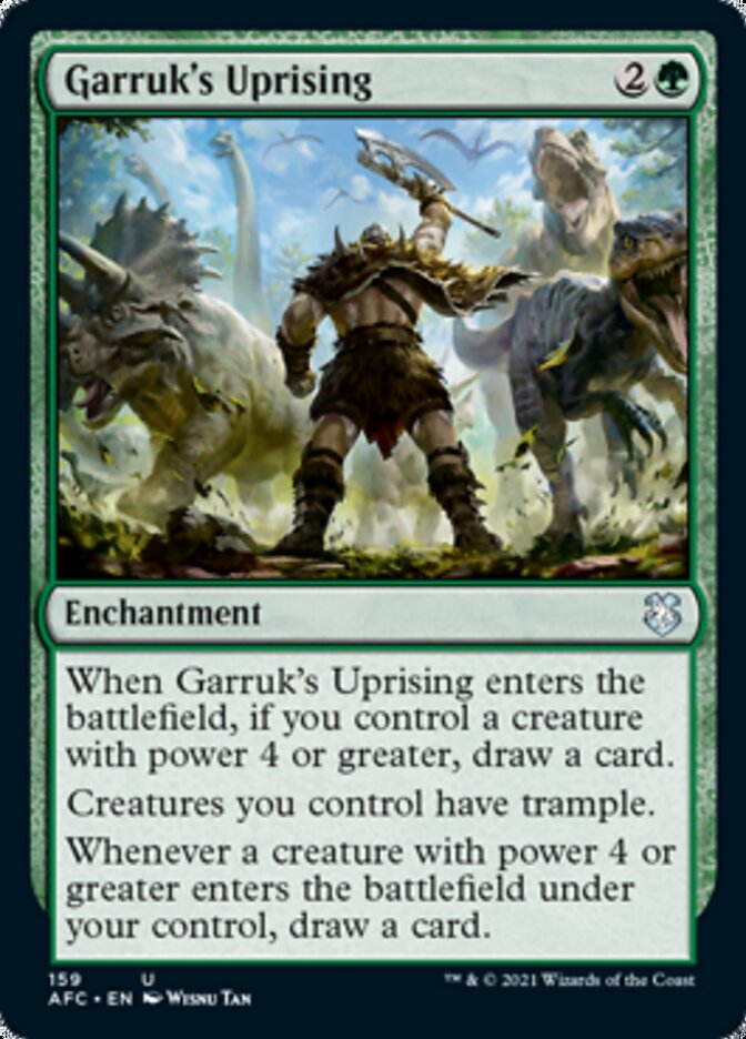 Garruk's Uprising [Dungeons & Dragons: Adventures in the Forgotten Realms Commander] | Chromatic Games