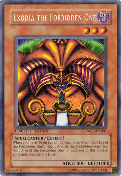 Exodia the Forbidden One [MC1-EN001] Secret Rare | Chromatic Games