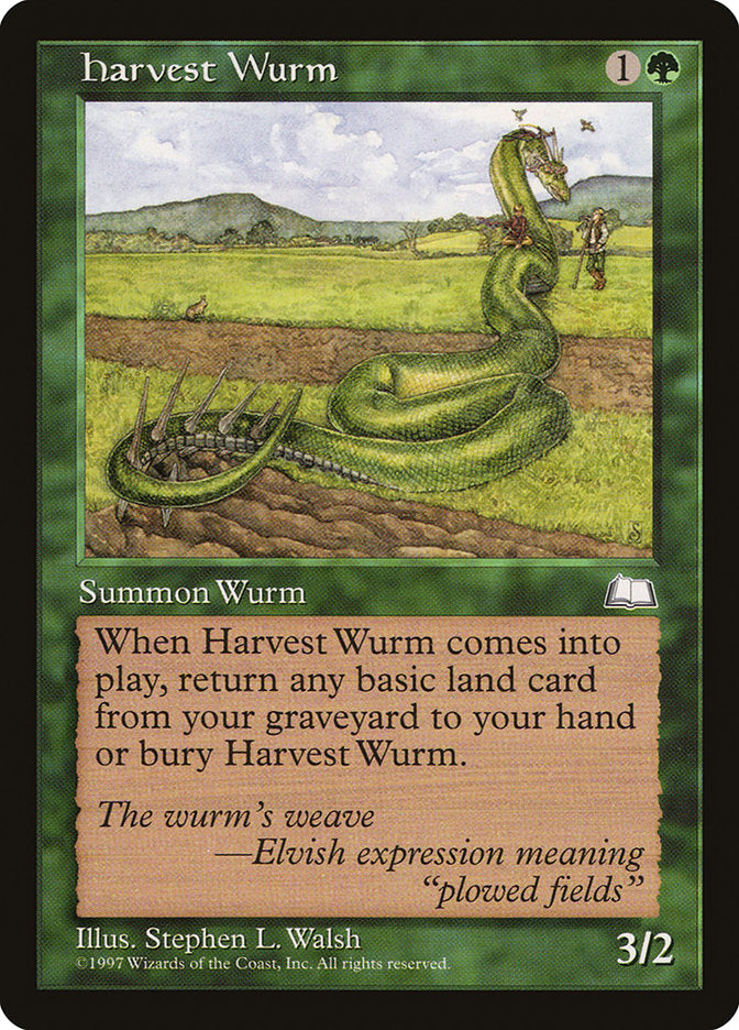 Harvest Wurm [Weatherlight] | Chromatic Games