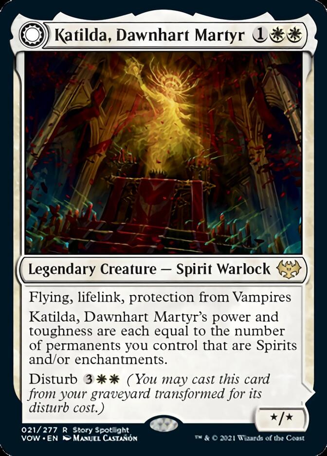 Katilda, Dawnhart Martyr // Katilda's Rising Dawn [Innistrad: Crimson Vow] | Chromatic Games