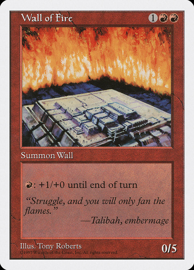 Wall of Fire [Fifth Edition] | Chromatic Games