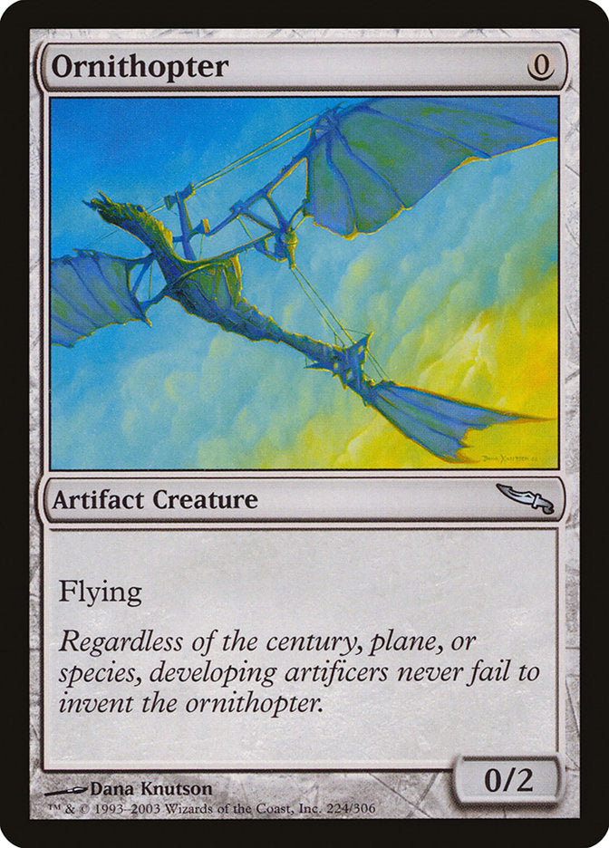 Ornithopter [Mirrodin] | Chromatic Games