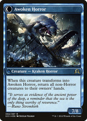 Thing in the Ice // Awoken Horror [Shadows over Innistrad Prerelease Promos] | Chromatic Games