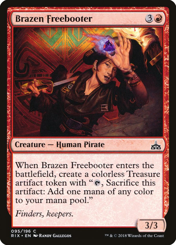 Brazen Freebooter [Rivals of Ixalan] | Chromatic Games