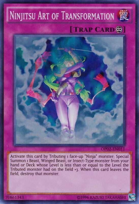 Ninjitsu Art of Transformation [OP02-EN011] Super Rare | Chromatic Games