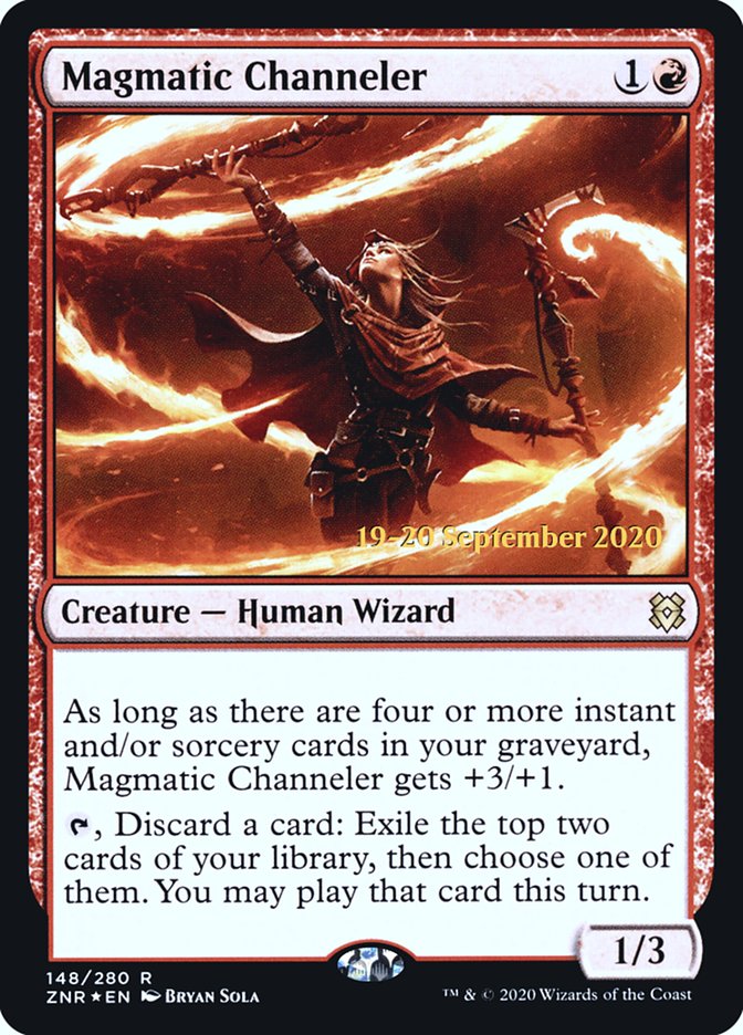 Magmatic Channeler [Zendikar Rising Prerelease Promos] | Chromatic Games