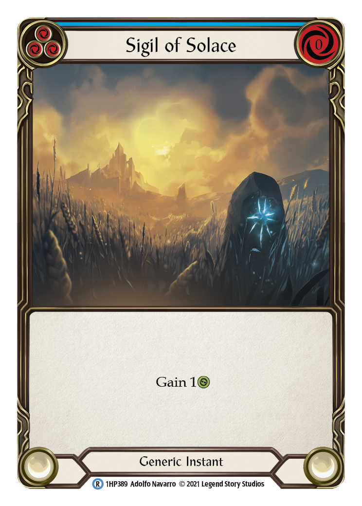 Sigil of Solace (Blue) [1HP389] (History Pack 1) | Chromatic Games