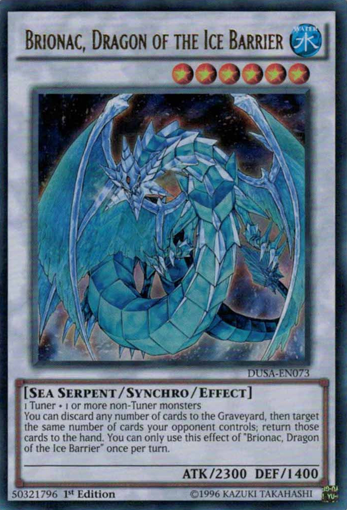 Brionac, Dragon of the Ice Barrier [DUSA-EN073] Ultra Rare | Chromatic Games