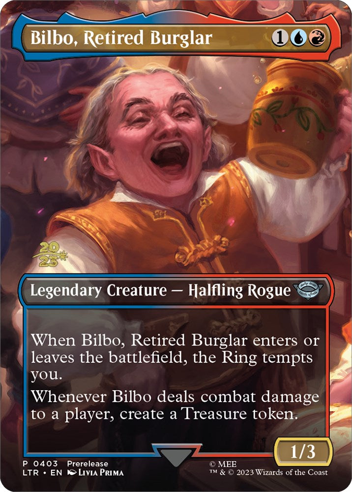 Bilbo, Retired Burglar [The Lord of the Rings: Tales of Middle-Earth Prerelease Promos] | Chromatic Games