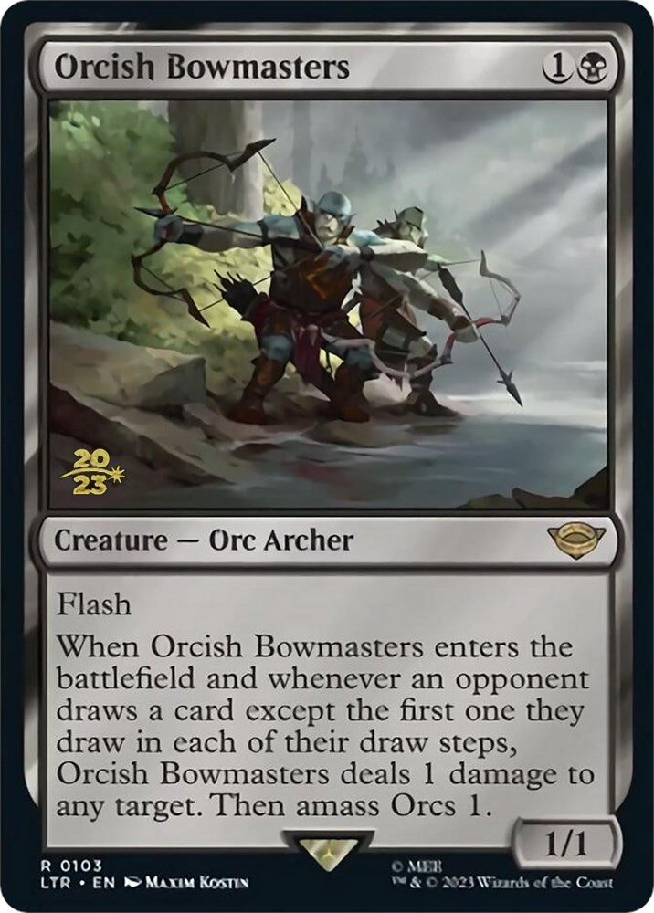 Orcish Bowmasters [The Lord of the Rings: Tales of Middle-Earth Prerelease Promos] | Chromatic Games