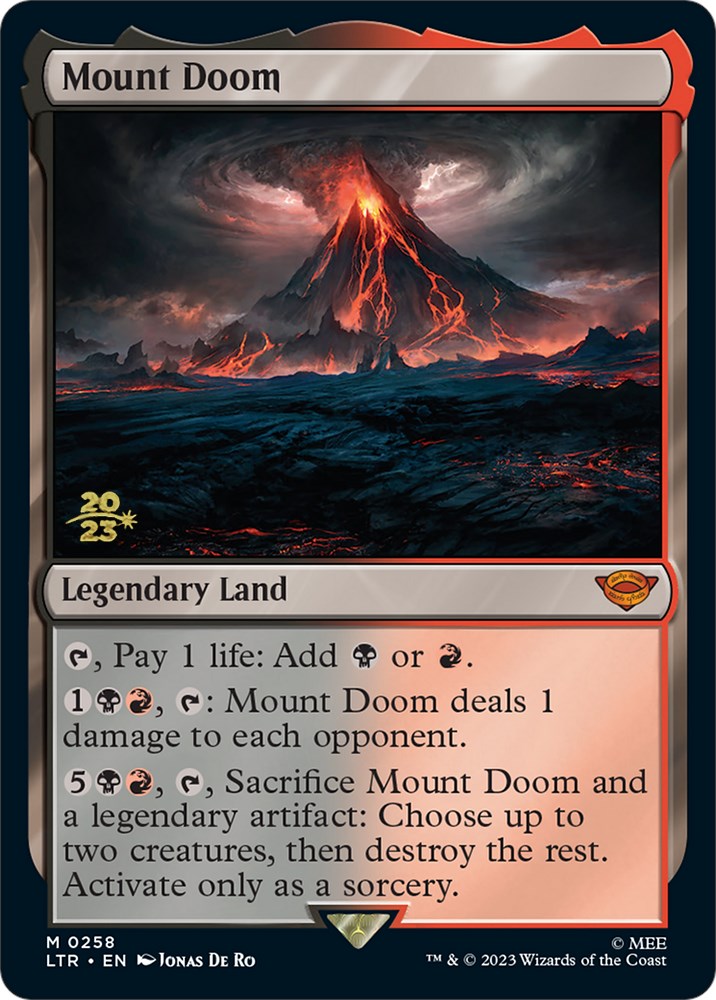 Mount Doom [The Lord of the Rings: Tales of Middle-Earth Prerelease Promos] | Chromatic Games