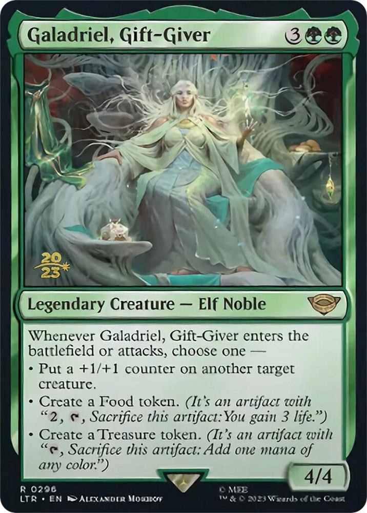 Galadriel, Gift-Giver [The Lord of the Rings: Tales of Middle-Earth Prerelease Promos] | Chromatic Games