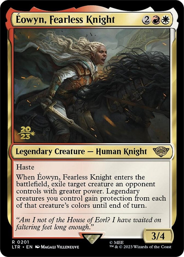 Eowyn, Fearless Knight [The Lord of the Rings: Tales of Middle-Earth Prerelease Promos] | Chromatic Games