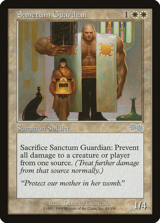 Sanctum Guardian [Urza's Saga] | Chromatic Games