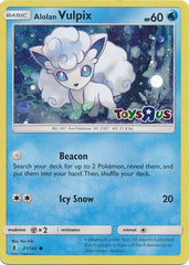 Alolan Vulpix (21/145) (Toys R Us Promo) [Sun & Moon: Guardians Rising] | Chromatic Games