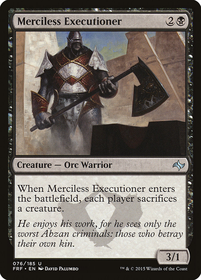 Merciless Executioner [Fate Reforged] | Chromatic Games