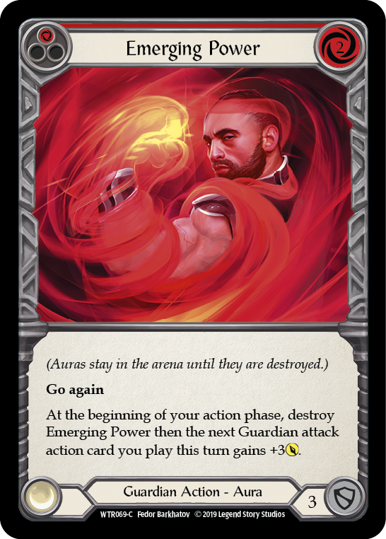 Emerging Power (Red) [WTR069-C] (Welcome to Rathe)  Alpha Print Rainbow Foil | Chromatic Games