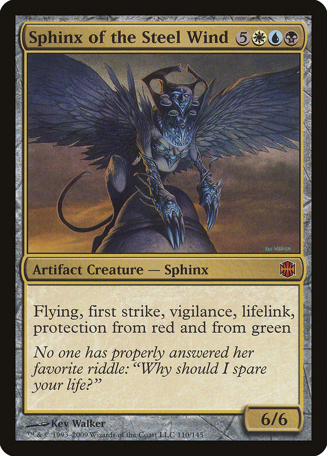 Sphinx of the Steel Wind [Alara Reborn] | Chromatic Games