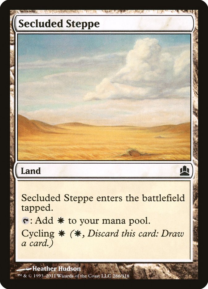 Secluded Steppe [Commander 2011] | Chromatic Games