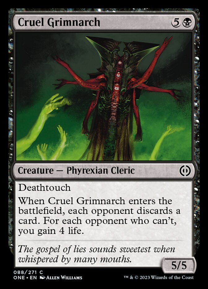 Cruel Grimnarch [Phyrexia: All Will Be One] | Chromatic Games