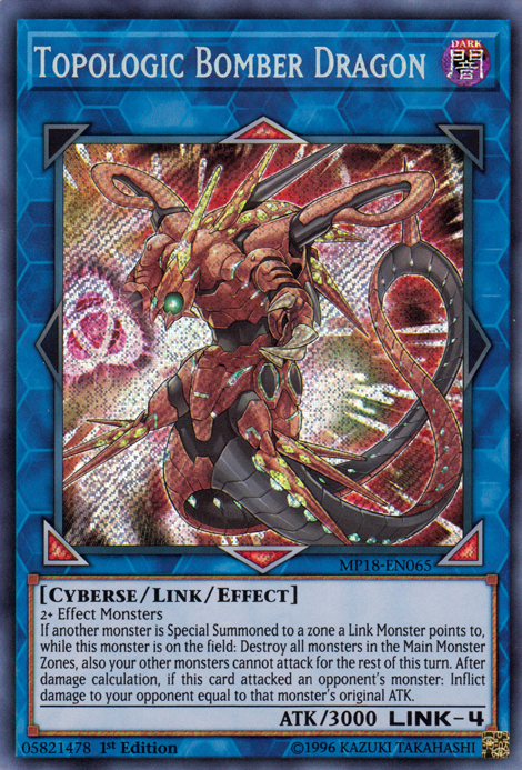 Topologic Bomber Dragon [MP18-EN065] Secret Rare | Chromatic Games