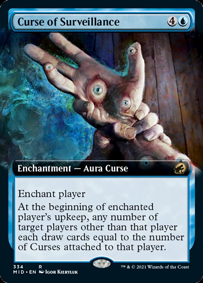 Curse of Surveillance (Extended Art) [Innistrad: Midnight Hunt] | Chromatic Games