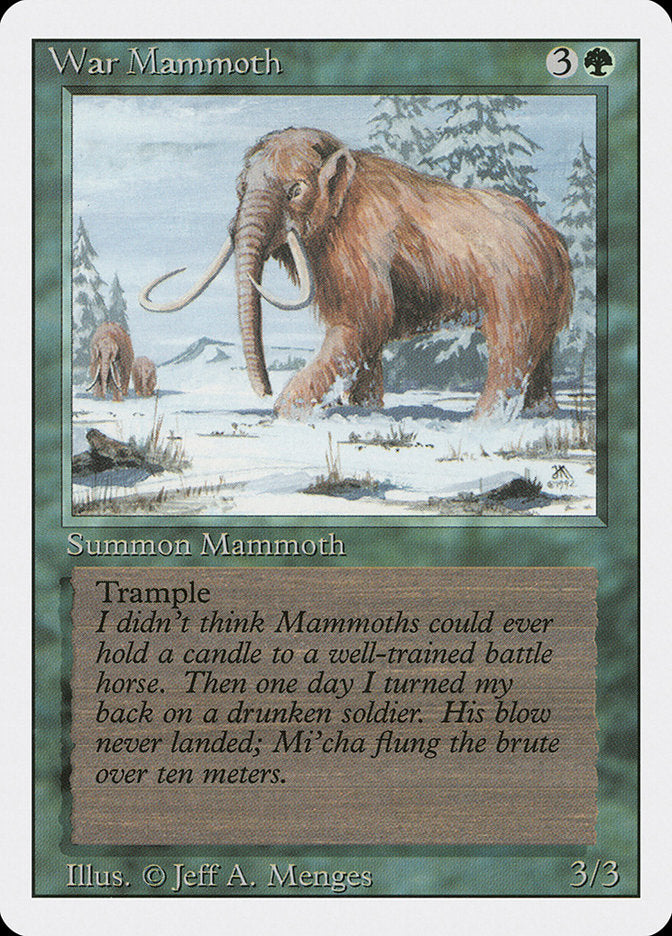 War Mammoth [Revised Edition] | Chromatic Games