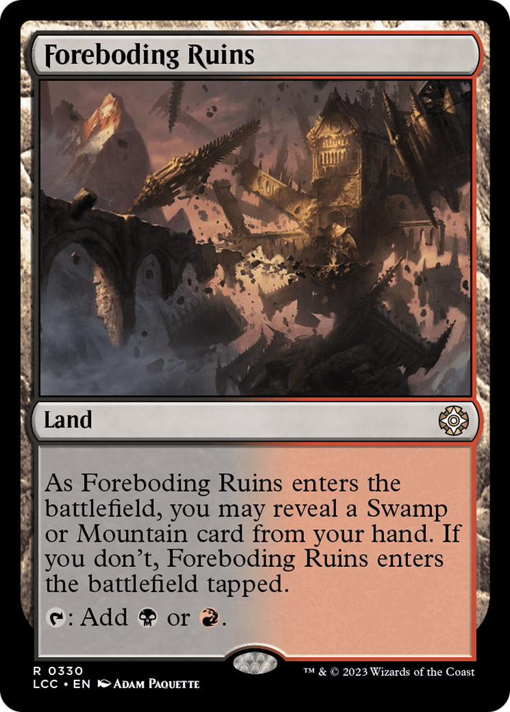 Foreboding Ruins [The Lost Caverns of Ixalan Commander] | Chromatic Games