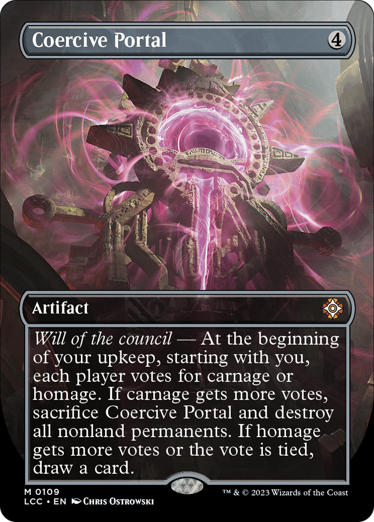 Coercive Portal (Borderless) [The Lost Caverns of Ixalan Commander] | Chromatic Games