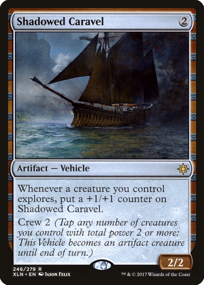 Shadowed Caravel [Ixalan] | Chromatic Games