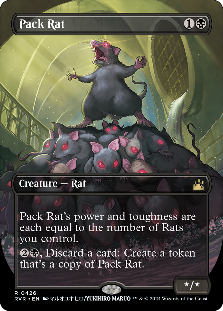 Pack Rat (Anime Borderless) [Ravnica Remastered] | Chromatic Games