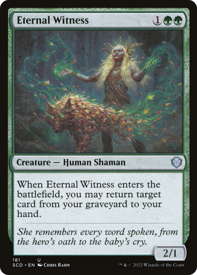 Eternal Witness [Starter Commander Decks] | Chromatic Games