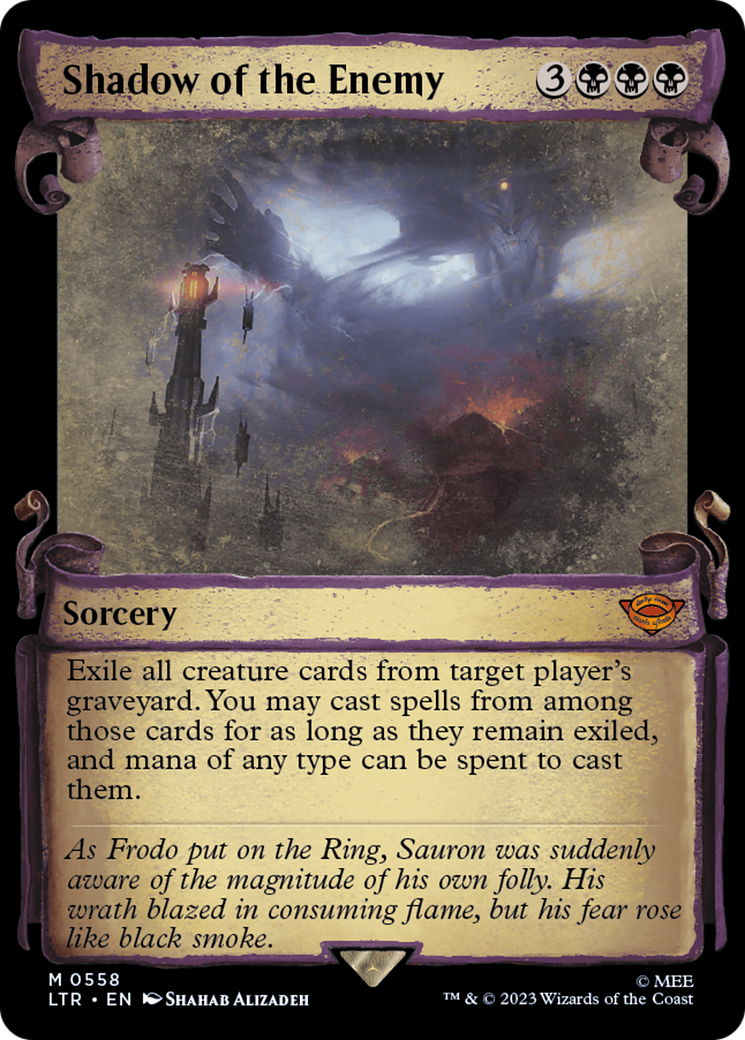 Shadow of the Enemy [The Lord of the Rings: Tales of Middle-Earth Showcase Scrolls] | Chromatic Games