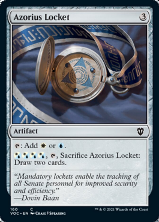 Azorius Locket [Innistrad: Crimson Vow Commander] | Chromatic Games