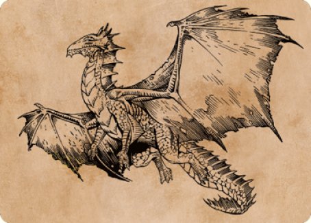 Ancient Bronze Dragon Art Card (58) [Commander Legends: Battle for Baldur's Gate Art Series] | Chromatic Games