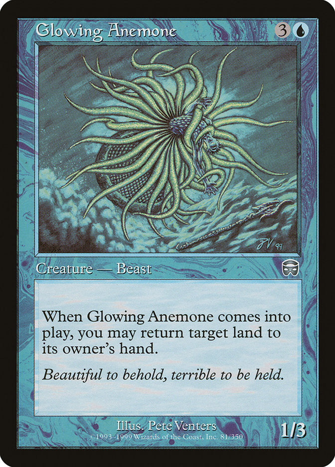 Glowing Anemone [Mercadian Masques] | Chromatic Games