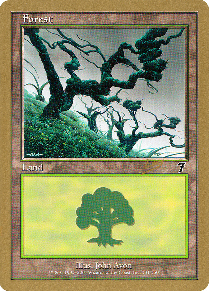 Forest (rl331) (Raphael Levy) [World Championship Decks 2002] | Chromatic Games