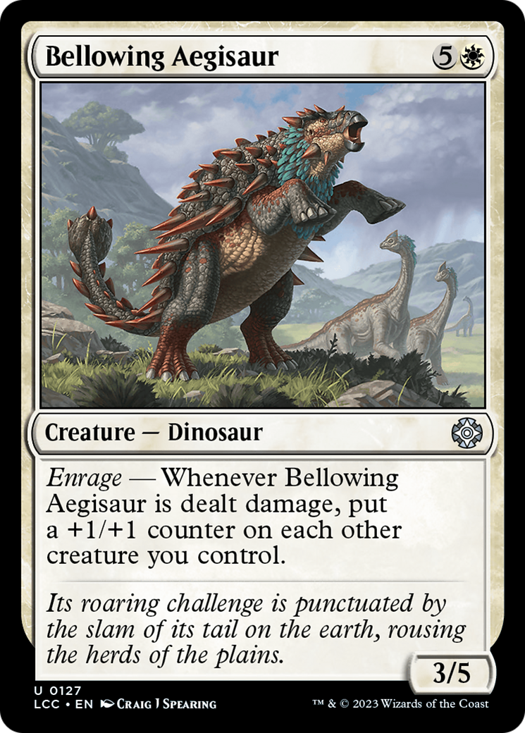 Bellowing Aegisaur [The Lost Caverns of Ixalan Commander] | Chromatic Games