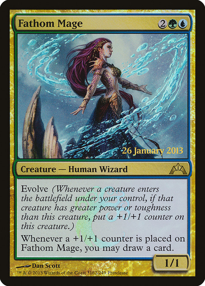 Fathom Mage [Gatecrash Prerelease Promos] | Chromatic Games