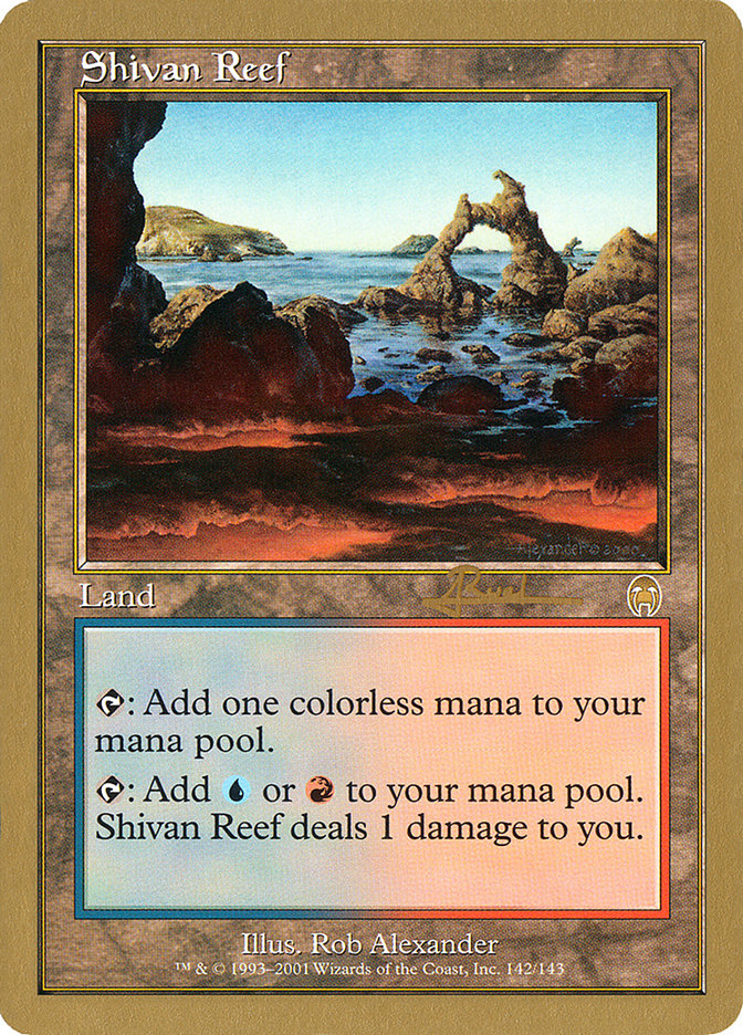 Shivan Reef (Antoine Ruel) [World Championship Decks 2001] | Chromatic Games