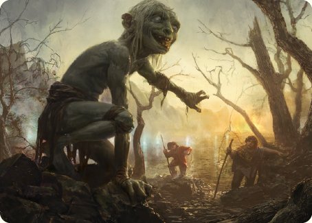 Smeagol, Helpful Guide Art Card [The Lord of the Rings: Tales of Middle-earth Art Series] | Chromatic Games