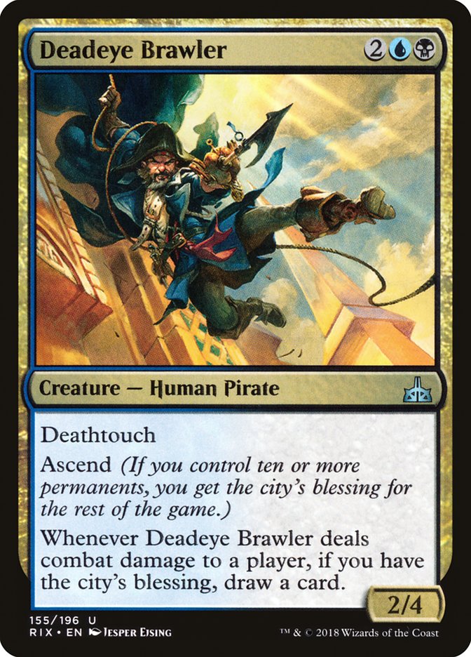 Deadeye Brawler [Rivals of Ixalan] | Chromatic Games