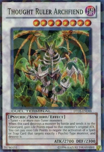 Thought Ruler Archfiend [DT05-EN088] Super Rare | Chromatic Games