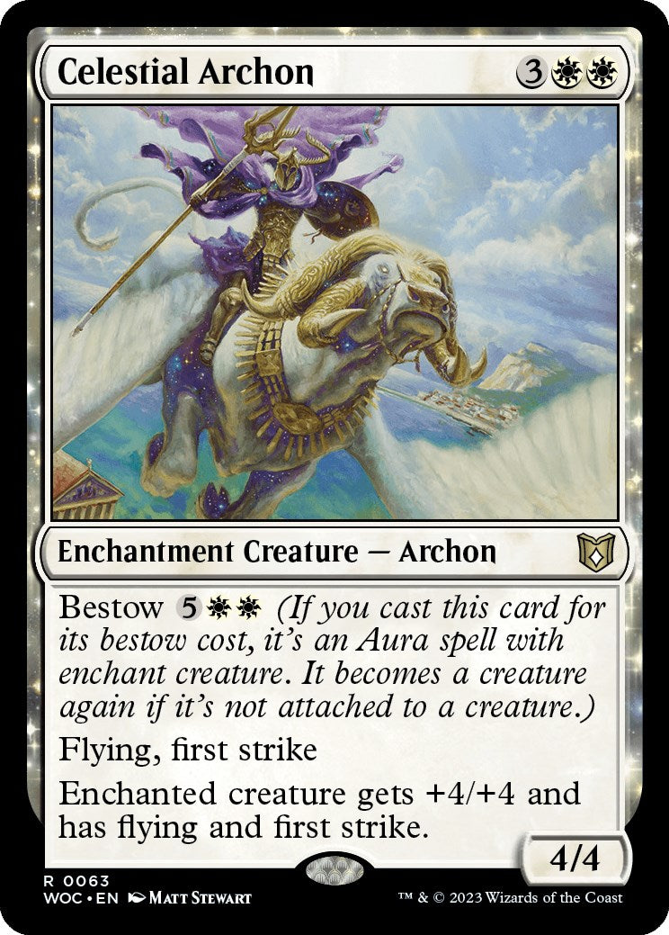 Celestial Archon [Wilds of Eldraine Commander] | Chromatic Games