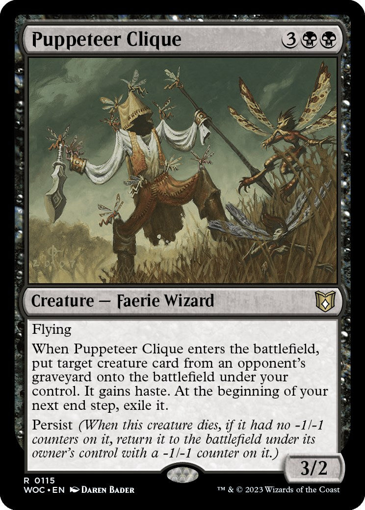 Puppeteer Clique [Wilds of Eldraine Commander] | Chromatic Games