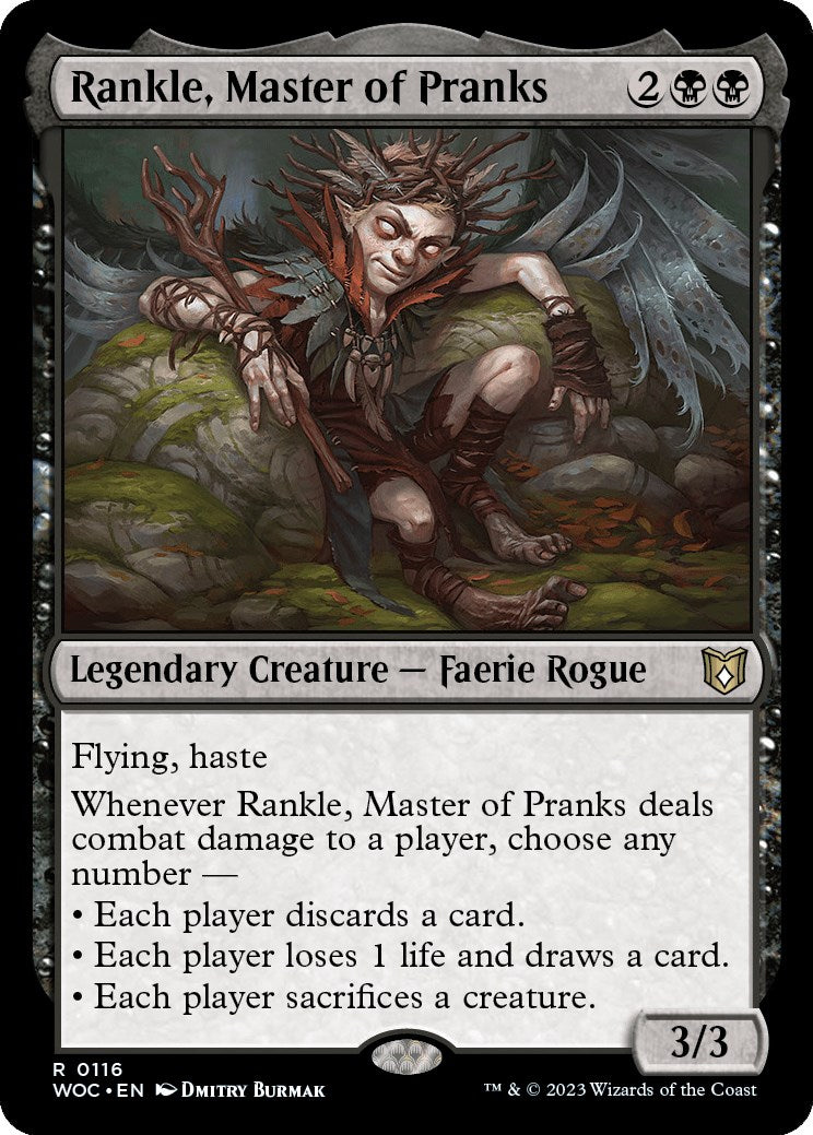 Rankle, Master of Pranks [Wilds of Eldraine Commander] | Chromatic Games