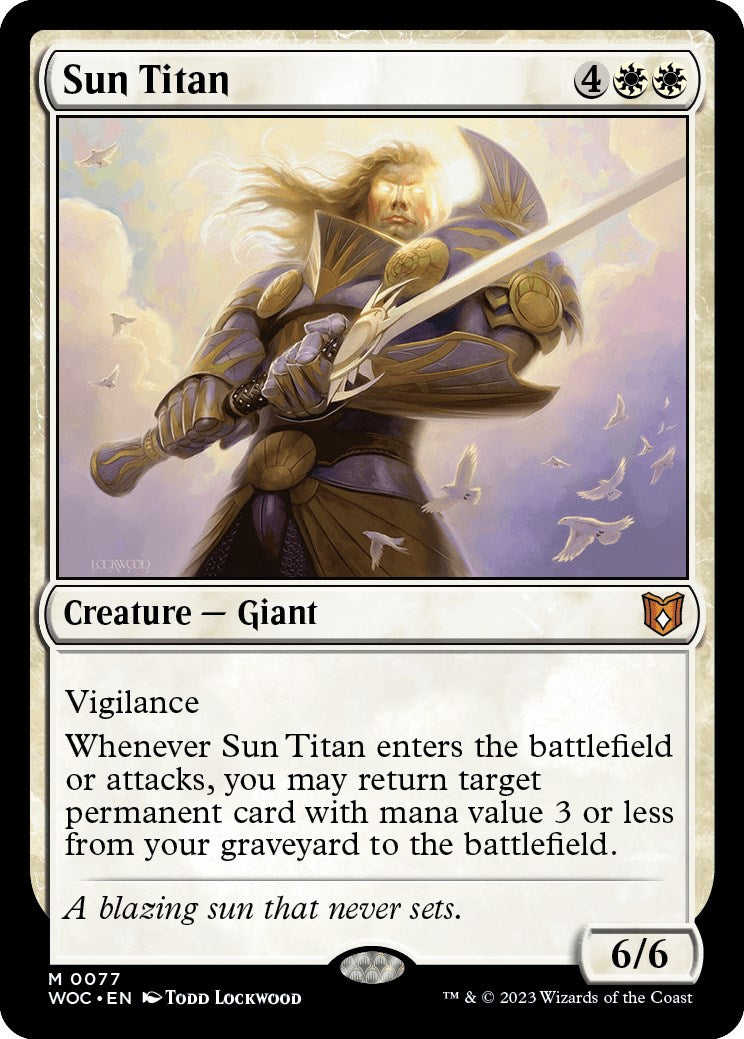 Sun Titan [Wilds of Eldraine Commander] | Chromatic Games